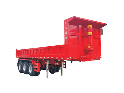 欄板自卸半掛車(chē)